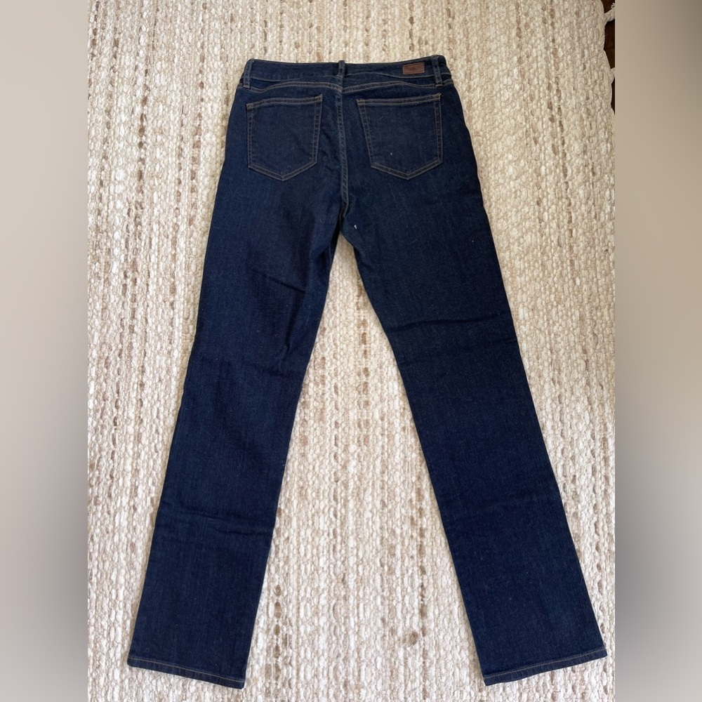 Ralph Lauren premier straight curvy deep blue Jean size 4- inseam 30 inches